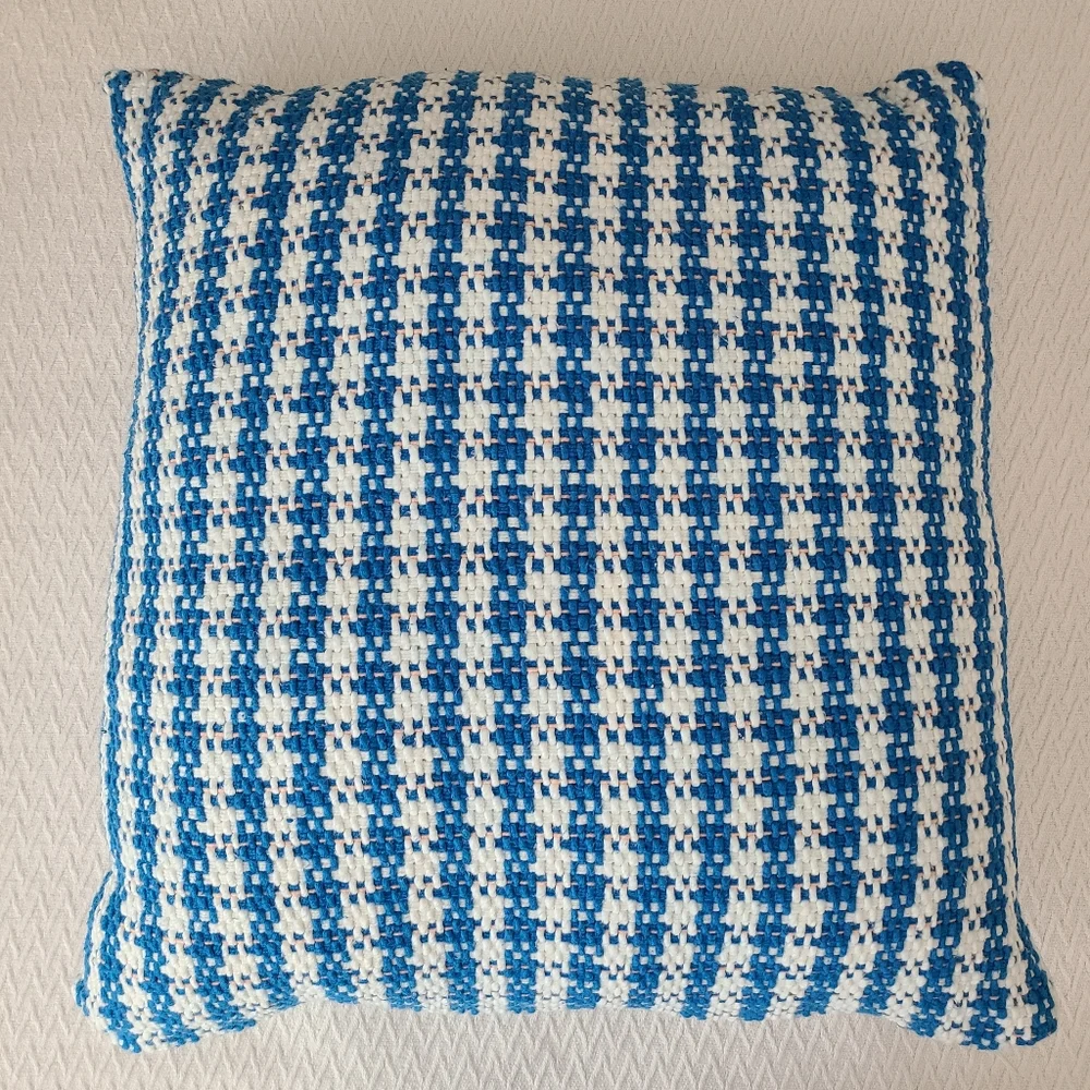 Crate And Barrel Houndstooth Decorative Pillow